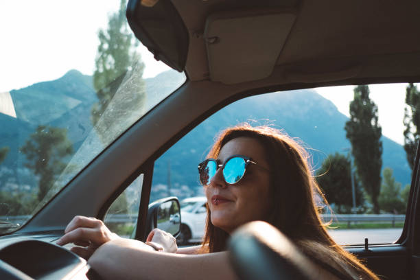 istock Woman travel by car 841245658