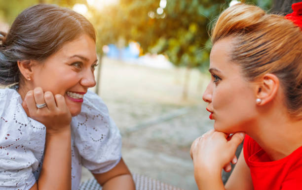 istock Two best friends enjoying in cafe 841252272