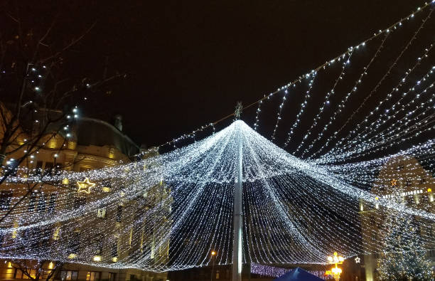 istock Christmas decoration in the city 841261070