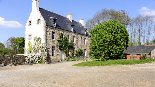 istock A Manoir (18th century) in Brittany, France. 841261356