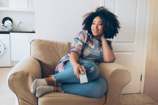 istock Woman resting at home 841261590