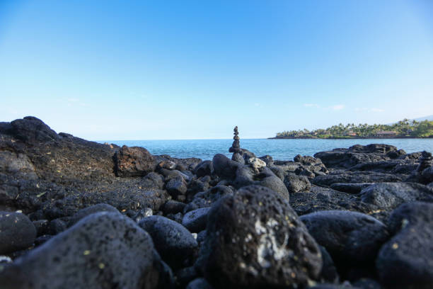 istock Hawaii big island surf crashing over lava rock 841261870