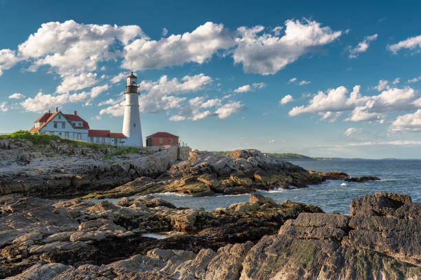 istock Portland Head Lighthouse on the rocks 841272576