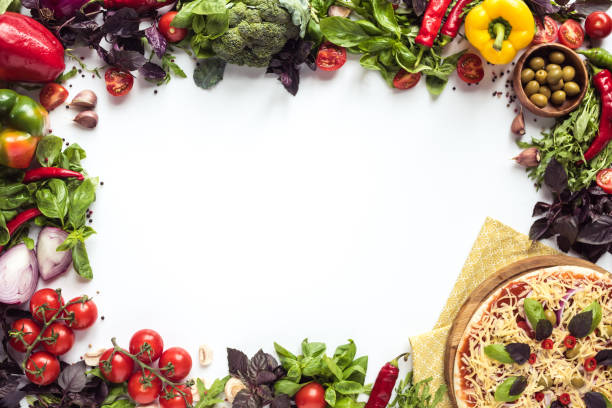 istock homemade pizza and ingrediaents background 841275946