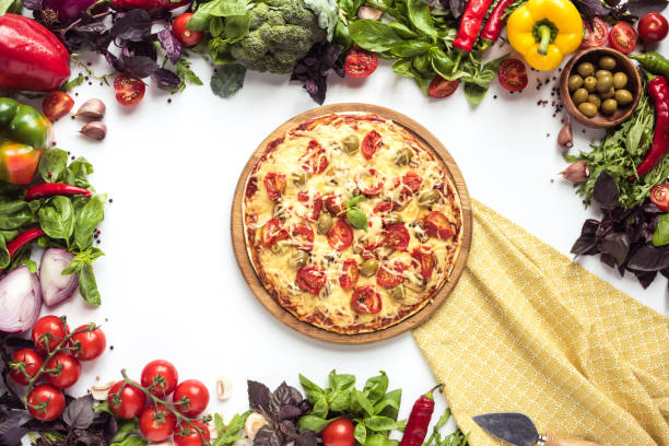 istock homemade pizza and ingrediaents 841276088