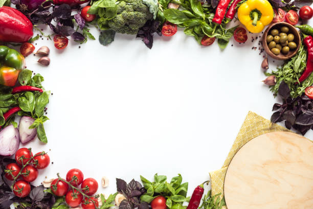 istock pizza ingredients and wooden board 841276258