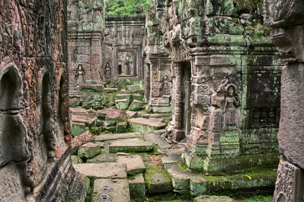 ruína do templo de ásia - destrination - fotografias e filmes do acervo