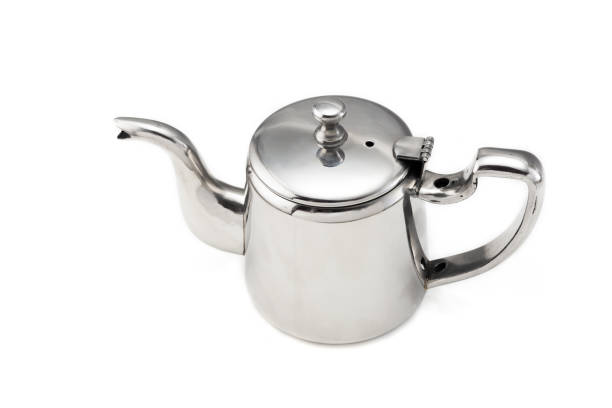 istock stainless steel & pouring coffee 841307810