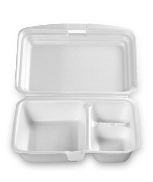 istock Styrofoam of food container isolated on white 841308004