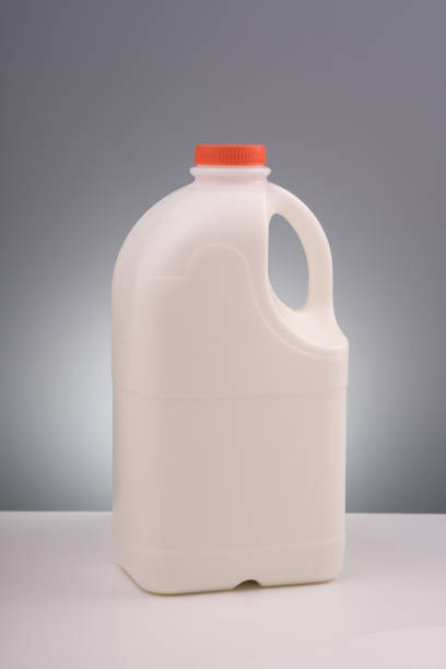istock Mock up plastic gallon of milk 841308430