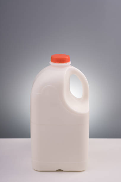 istock Mock up plastic gallon of milk 841308518