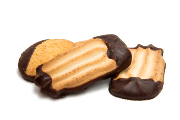 istock Cookies in chocolate isolated 841318226