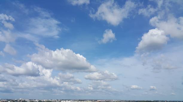 istock Low level cloud and the city sky line 841321330