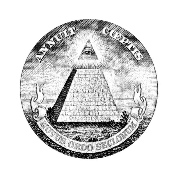 istock Eye of Providence on one USA dollar bill 841321712