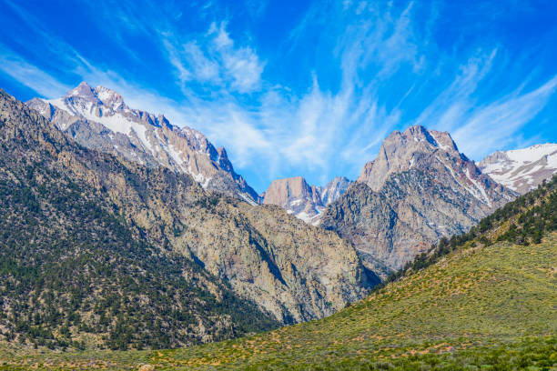 istock Owens Valley springtime with Californian Sierra Nevada in Inyo County, CA 841324766