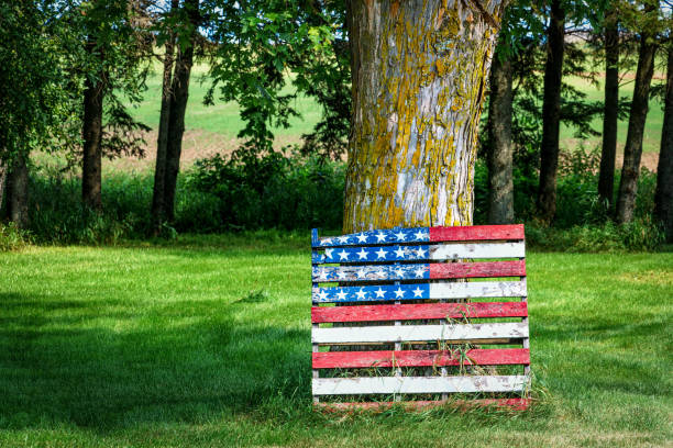 Patriotic 17 stock photo