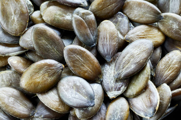istock Close up picture of pumpkin seeds. 841333708
