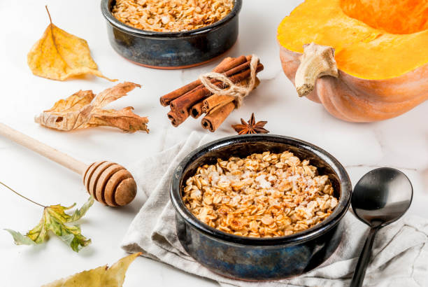 istock Oats and pumpkin crumble 841338450
