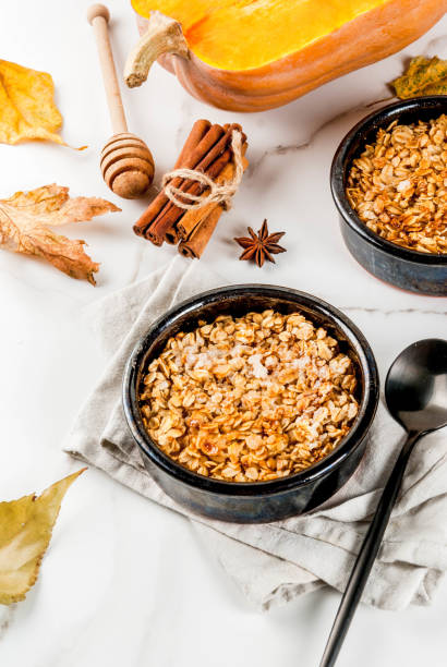 istock Oats and pumpkin crumble 841338462