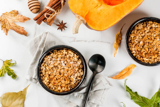 istock Oats and pumpkin crumble 841338486