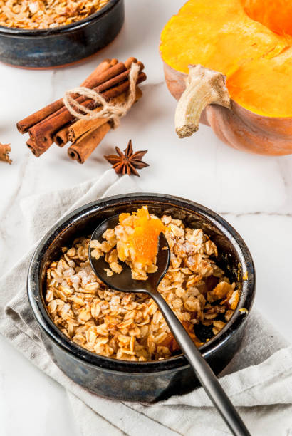 istock Oats and pumpkin crumble 841340540