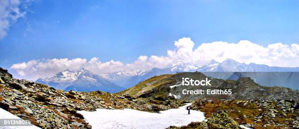 On The Speikboden In South Tyrol Italy Stock Photo - Download Image Now - Alto Adige - Italy, Blue, Cloud - Sky