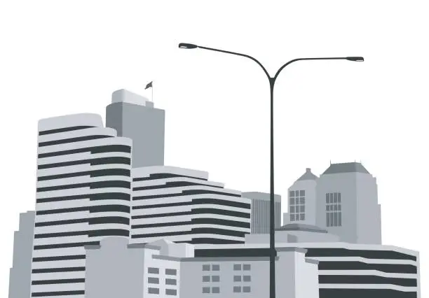 Vector illustration of SeattleSkyline