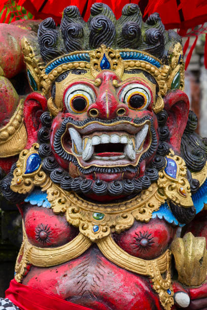 istock Balinese God statue in Central Bali temple. Indonesia 841350994