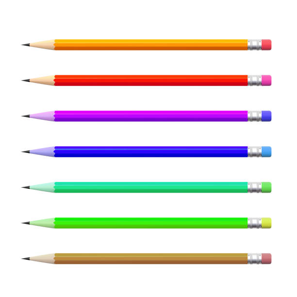 istock Colored pencils, painting sets and drawing, school supplies 841364370