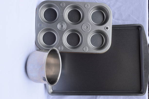istock Metal cooking pans and bowl 841369146