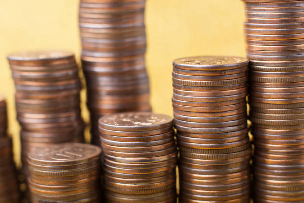 istock Satck of golden coins 841372598
