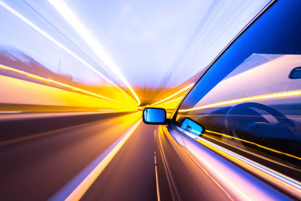 istock day city road view from inside car 841378788