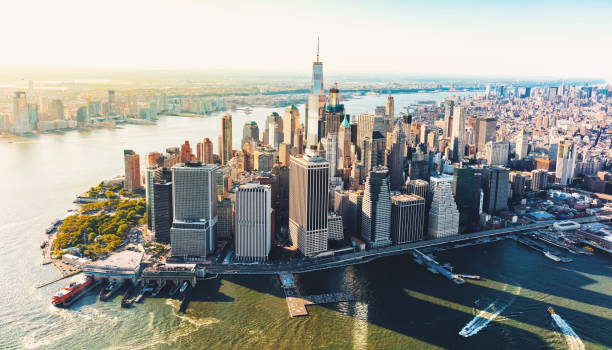 istock Aerial view of lower Manhattan NYC 841386464