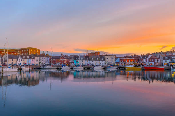 istock Fishing harbour in Weymouth, Dorset, UK. 841387628