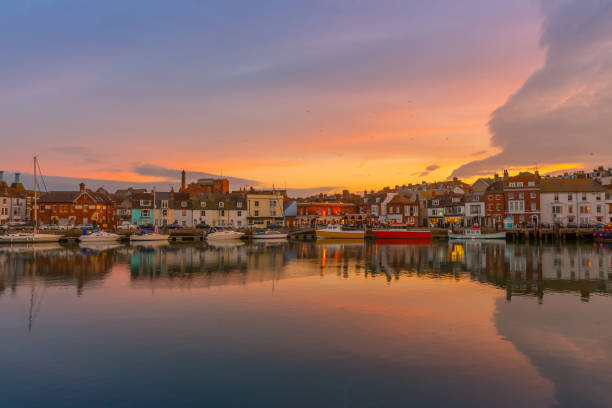istock Fishing harbour in Weymouth, Dorset, UK. 841390576