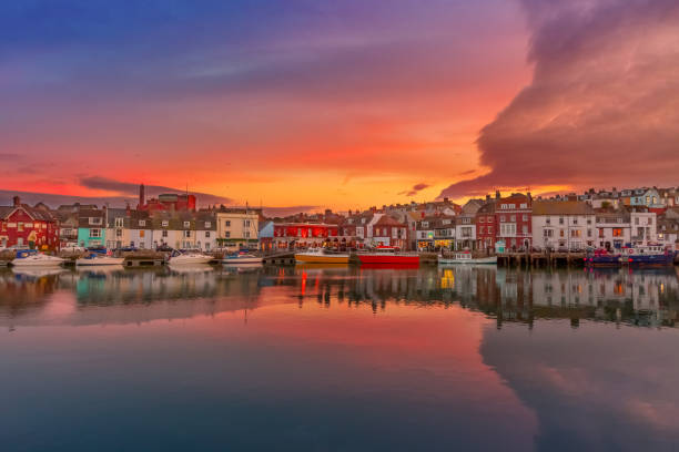 istock Fishing harbour in Weymouth, Dorset, UK. 841390680
