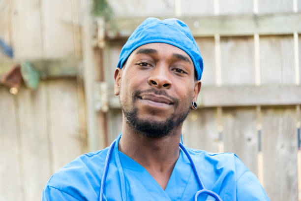 istock Afro caribbean doctor 841396696