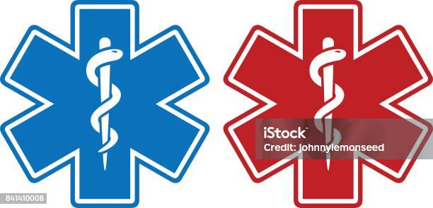 Medical Star Stock Illustration - Download Image Now - Healthcare And Medicine, Ambulance, Icon Symbol