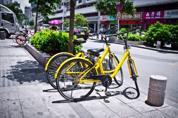 istock Bike sharing service in China 841422202