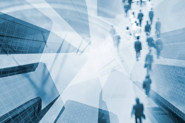 istock Digital Composite Image of Tokyo Business Scene 841425800