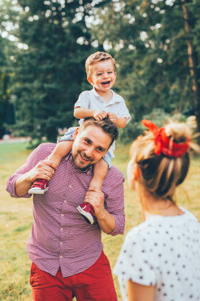 istock Happy family in the park 841442220