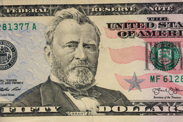istock Macro shot of fifty dollars bill 841444780