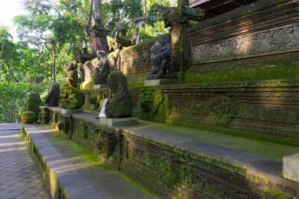 istock stone monkey statue in Ubud, Bali, Indonesia 841445726