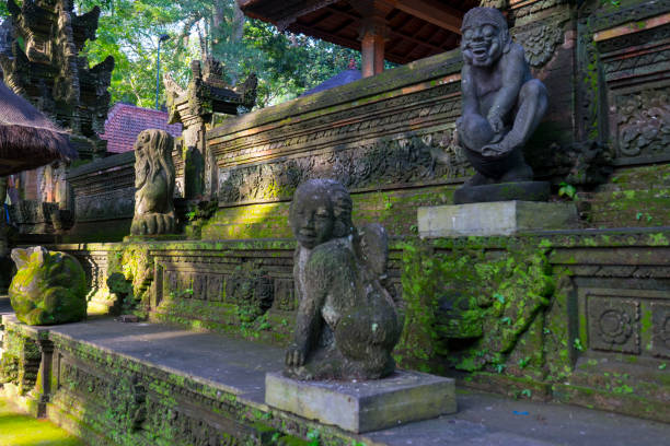 istock stone monkey statue in Ubud, Bali, Indonesia 841445728