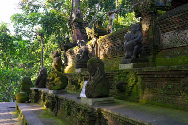 istock stone monkey statue in Ubud, Bali, Indonesia 841445732
