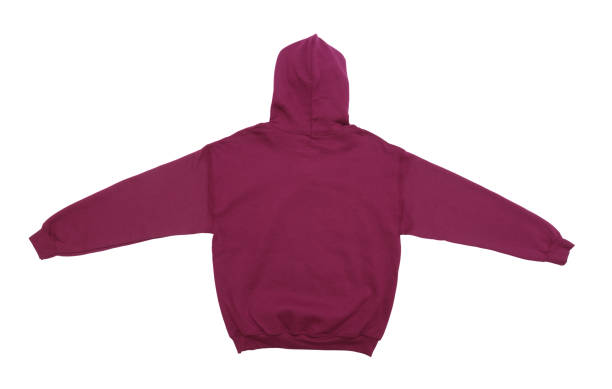 istock blank hoodie sweatshirt color maroon back view 841449478