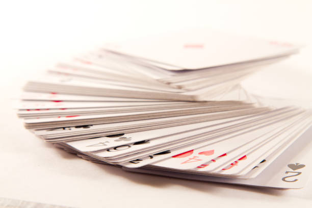 istock A deck of playing cards. Florish. Tape from a card deck 841450006