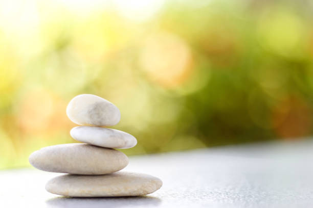 istock Stones pyramid symbolizing stability, zen ,Zen spa concept , Zen Massage Stone 841457834