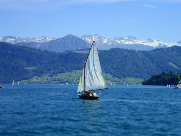 istock Sailing on the beautiful lake lucerne 841465662