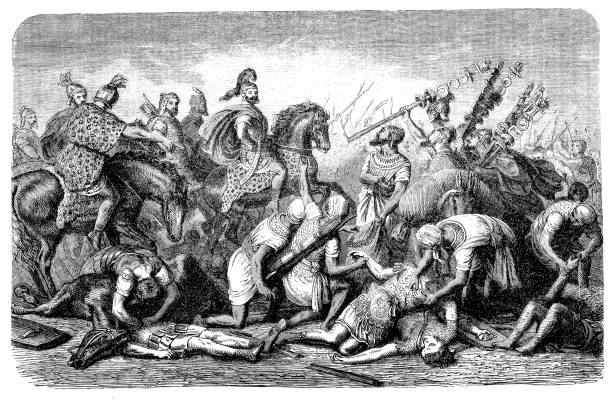 istock Hannibal and Carthaginians Despoiling Dead Romans after Battle of Cannae During Second Punic War 841470726
